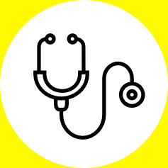 icon of a stethoscope